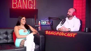 Serena Santos having fun while talking about rough anal sex