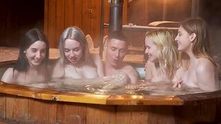 Seem like group dicking in a jacuzzi with Eva Devoted added to Lisa Nixon
